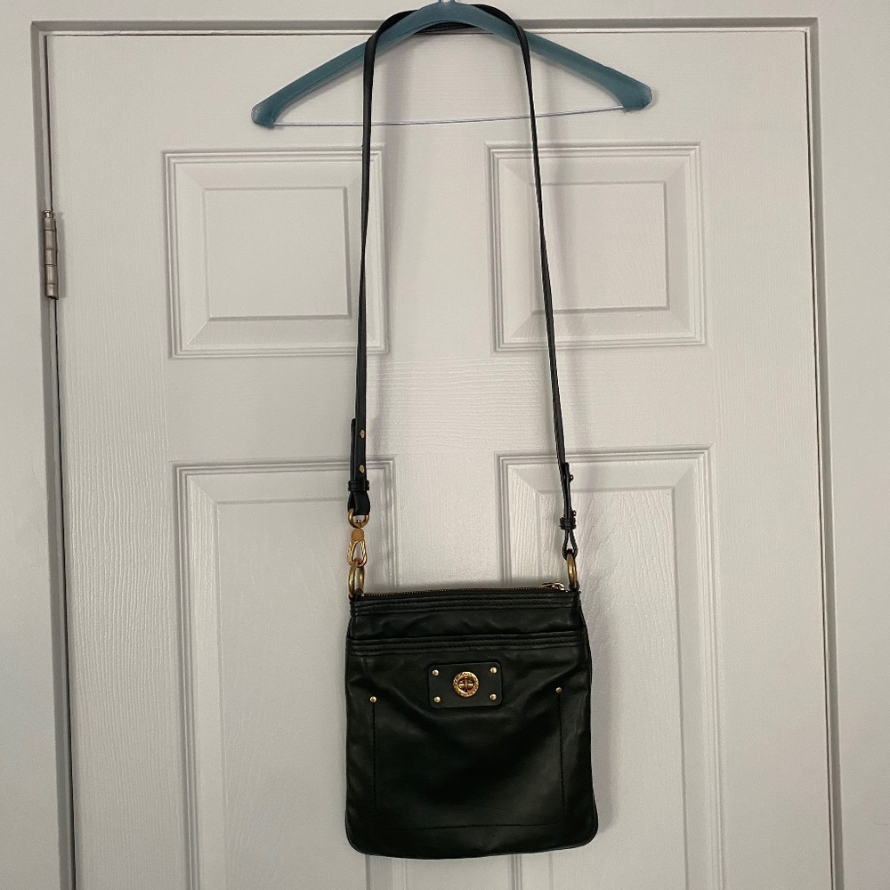 MARC by Marc Jacobs Totally Turnlock Small Crossbody Olive Green Gold Hardware